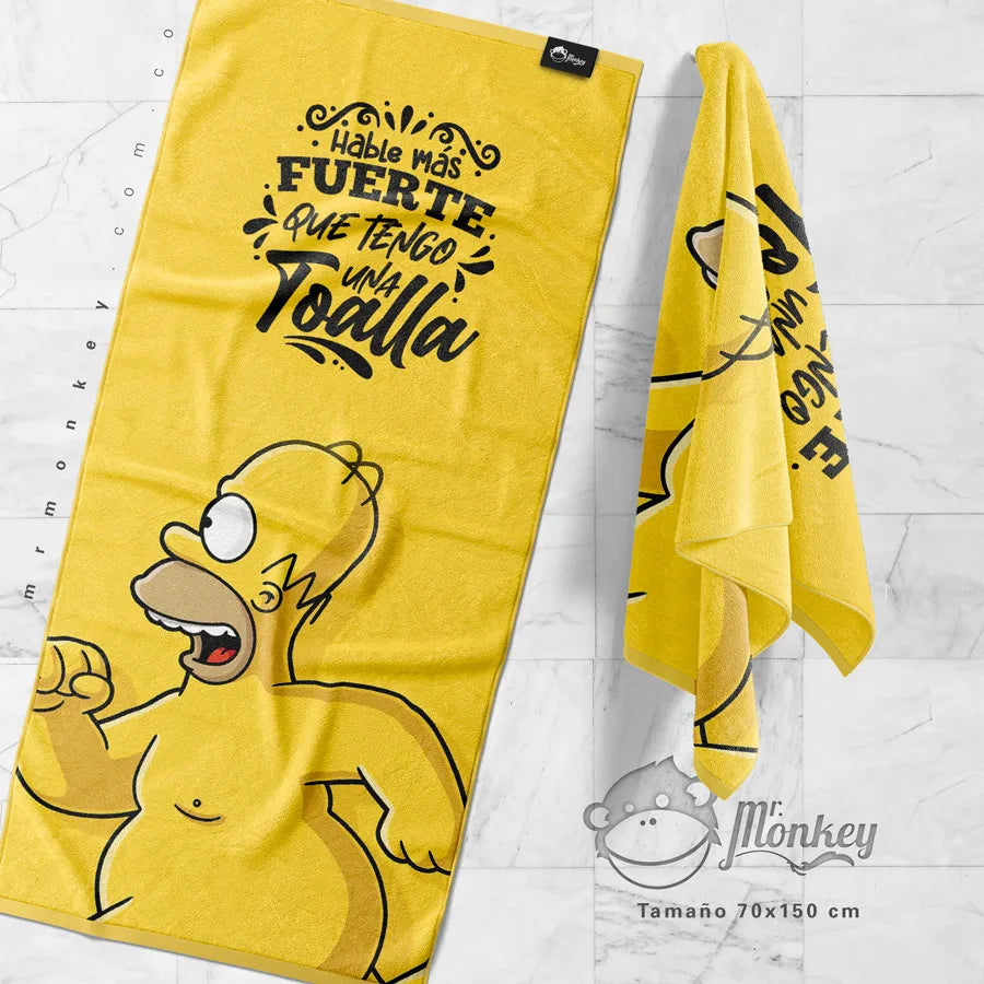 OFERTA 2x1 | Toallas Estampadas Premium 150 x 70 cm