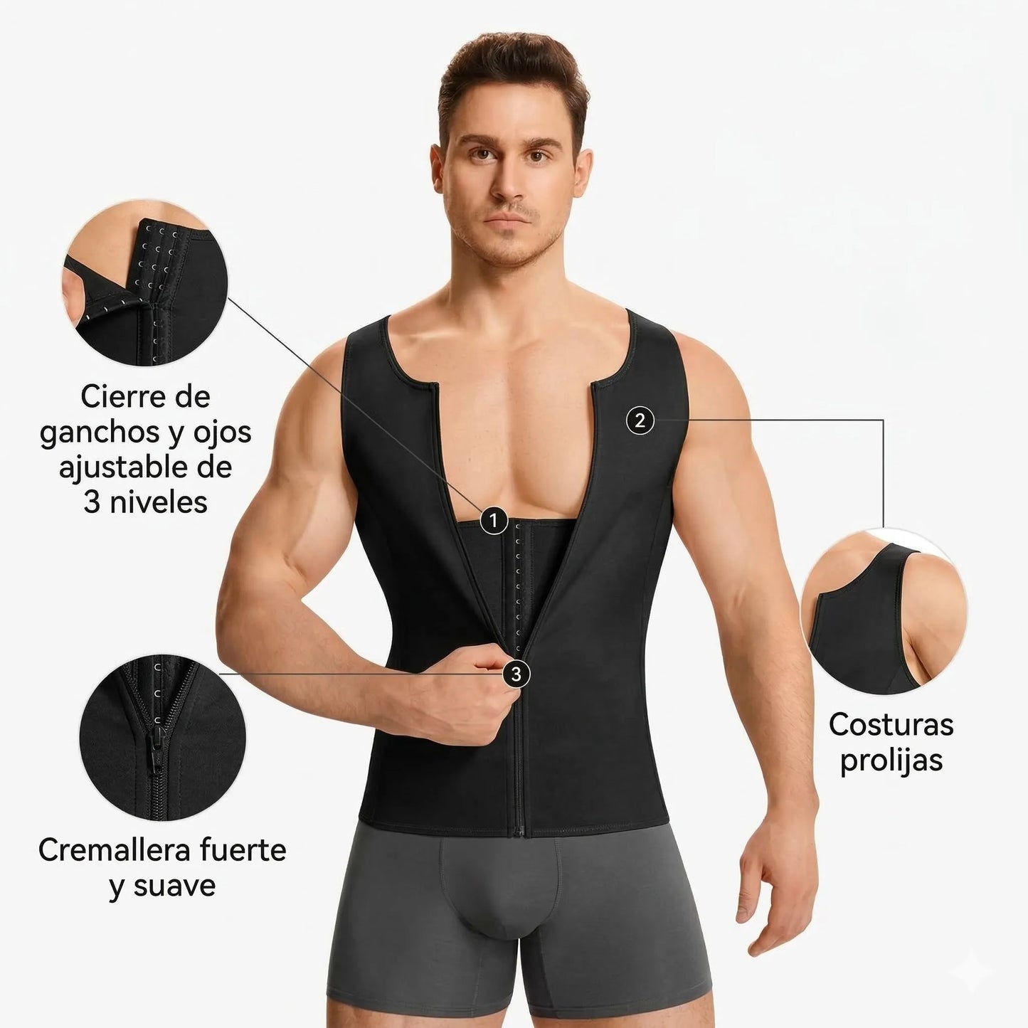 Chaleco de Compresión para Hombre
