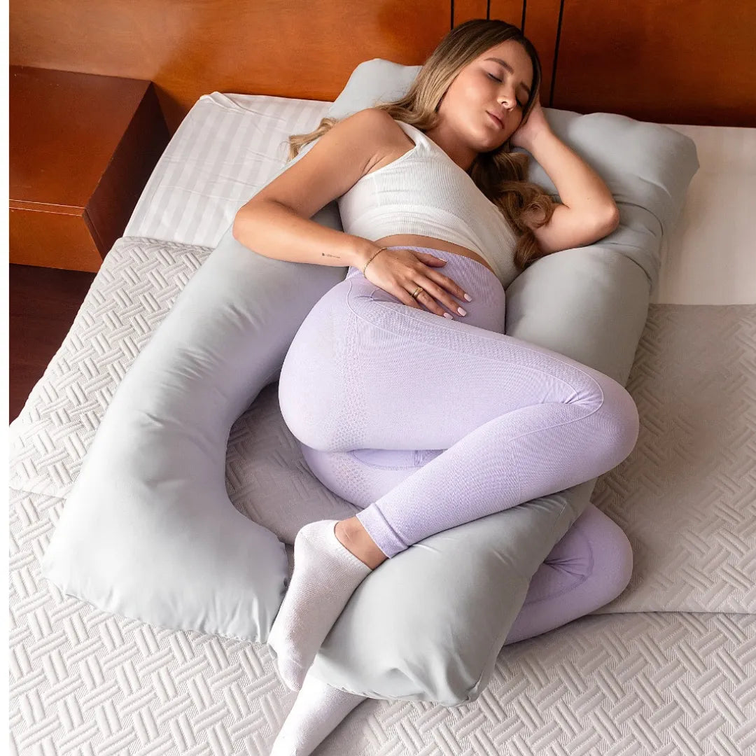Almohada de Embarazo Premium | Comodidad de Pies a Cabeza