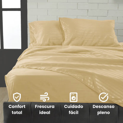 OFERTA 2X1 | JUEGO DE SABANAS PREMIUM 4 PIEZAS