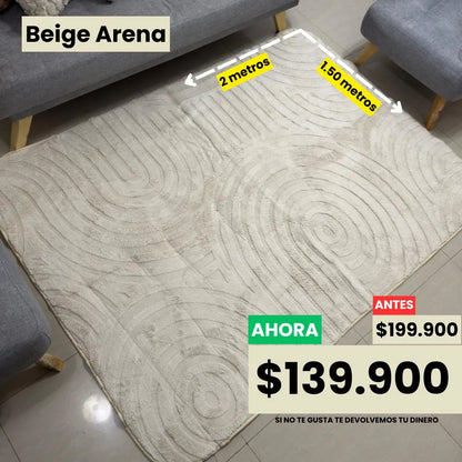 Alfombra Velvet Premium 2 mts x 1,50 mts