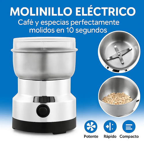 Molinillo Eléctrico | Café y Especias Perfectamente Molidos en 10 segundos