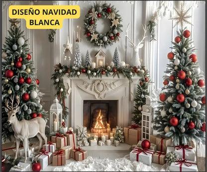 Telón Navideño para Pared 2,50 mts x 2 mts