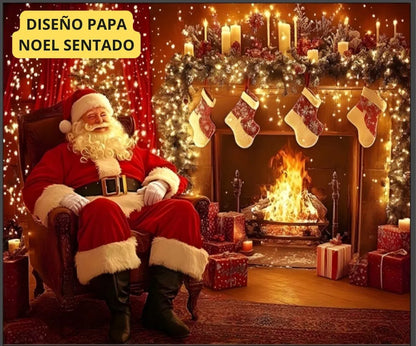 Telón Navideño para Pared 2,50 mts x 2 mts