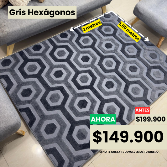 Alfombra Velvet Premium 2 mts x 1,50 mts