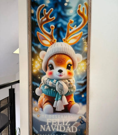 PAGA 1 LLEVA 2 | Funda Navideña para Puerta