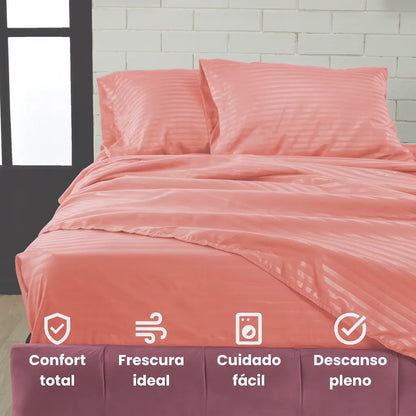 OFERTA 2X1 | JUEGO DE SABANAS PREMIUM 4 PIEZAS