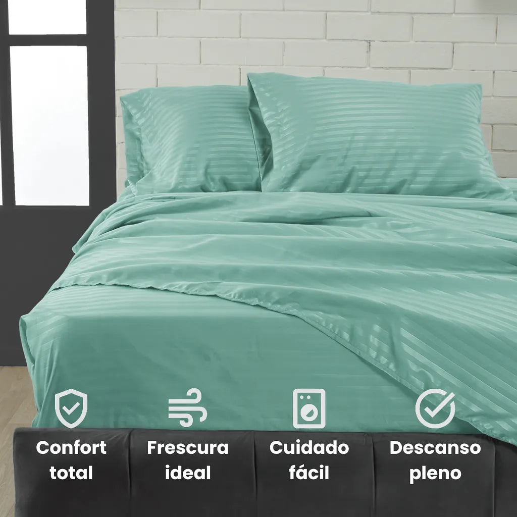 OFERTA 2X1 | JUEGO DE SABANAS PREMIUM 4 PIEZAS